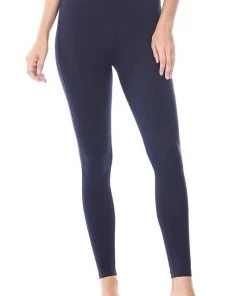 Zenana The Jena Legging In Navy Leggings