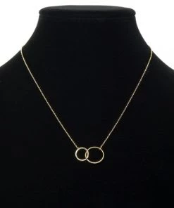Urbanista Interlocking Ring Necklace -Gold