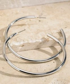 Urbanista Post Hoops In Silver