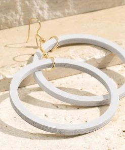 Urbanista The Halsey Wood Earring In White
