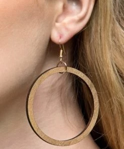 Urbanista The Halsey Wood Earring In Navy
