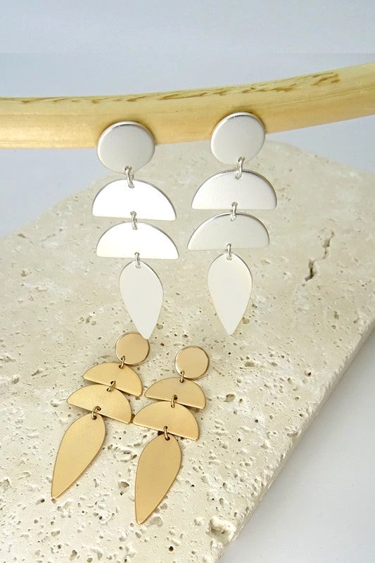 Wall To Wall Earrings Geometric Drop Earring 3 Wall To Wall Earrings Geometric Drop Earring