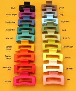 Wall To Wall Hair Accessories Matte Hair Claw