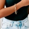 Boho Love Bracelets The Blair Gold Chain Bracelet 2 Boho Love Bracelets The Blair Gold Chain Bracelet
