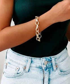 Boho Love Bracelets The Blair Gold Chain Bracelet