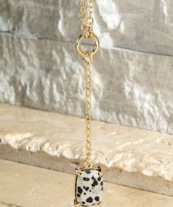 Urbanista Dangle Chain Necklace - Dalmatian Necklaces