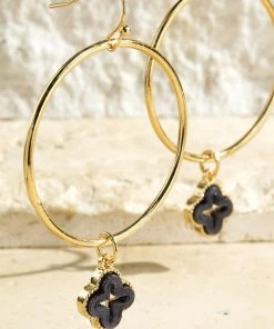 Urbanista Clover Earring - Black