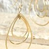 Urbanista Earrings Layered Tear Drop Earring