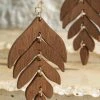 Urbanista Wood Leaf Earring