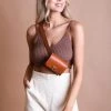 Leto Handbags & Purses The Vada Bag In Cognac