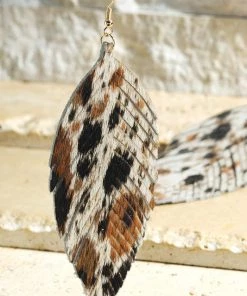 Urbanista Earrings Speckled Leather Earring