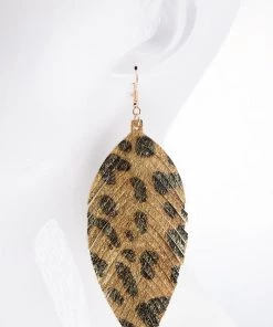 Urbanista Autumn Leaf Leather Earring