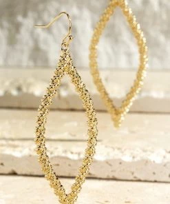 Urbanista Twisted Rope Earring In Gold