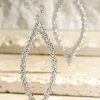 Urbanista Twisted Rope Earring In Silver