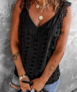 Shying Fashion Tops The Avery Tank In Black