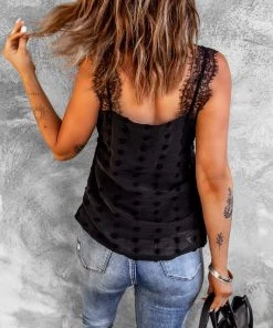 Shying Fashion Tops The Avery Tank In Black