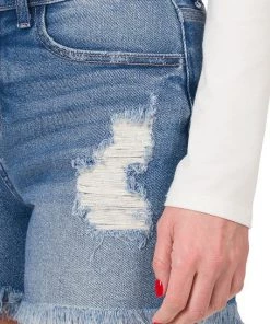 Zenana The Jenny Distressed Denim Shorts 12 Zenana The Jenny Distressed Denim Shorts
