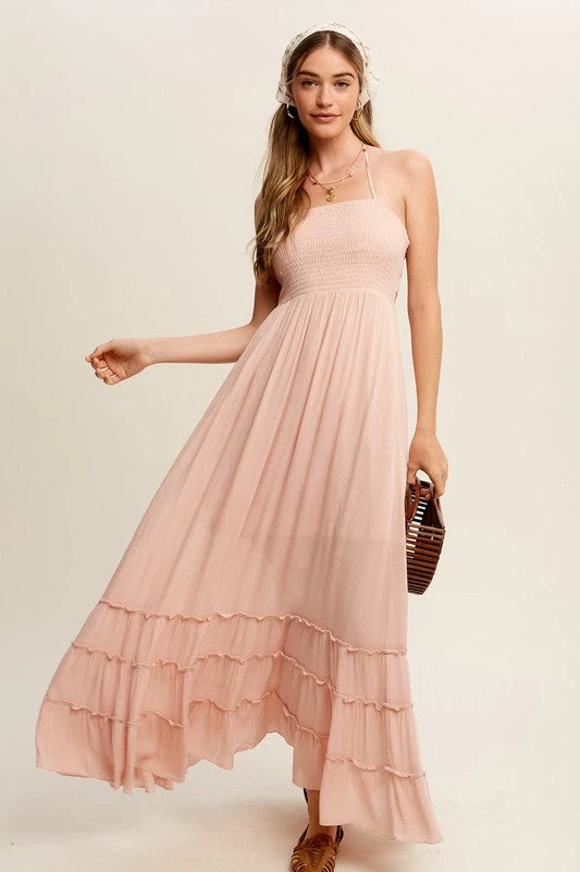 Listicle The Cadence Dress In Blush Dresses 4 Listicle The Cadence Dress In Blush Dresses