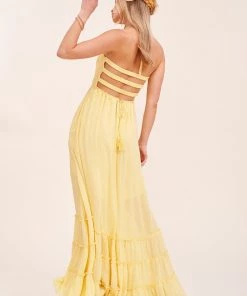 Listicle The Cadence Dress In Yellow