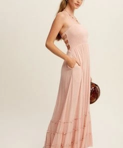 Listicle The Cadence Dress In Blush Dresses