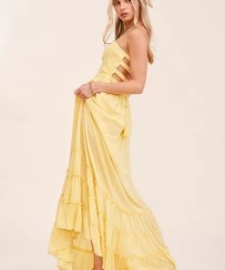 Listicle The Cadence Dress In Yellow