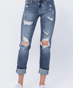 New Arrivals Judy Blue Mid-Rise Boyfriend Bleach Splash 11 New Arrivals Judy Blue Mid-Rise Boyfriend Bleach Splash