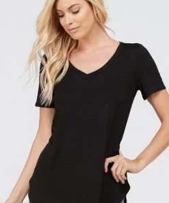 A.gain The Cameron Tee In Black Tops