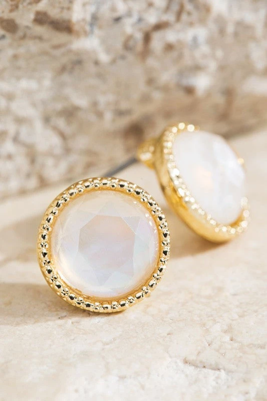 Urbanista Glass Post Earring 8 Urbanista Glass Post Earring