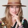 Urbanista Hats The Margo Panama Hat In Light Brown