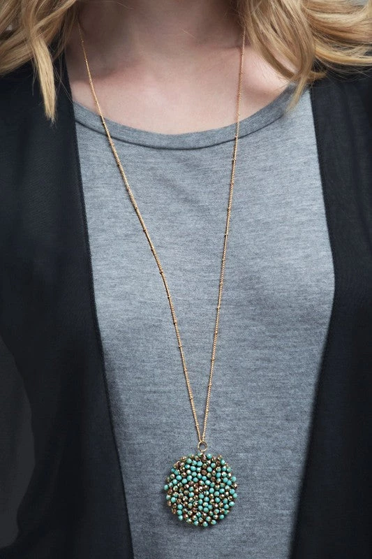 Urbanista The Valeria Necklace - Teal 4 Urbanista The Valeria Necklace - Teal