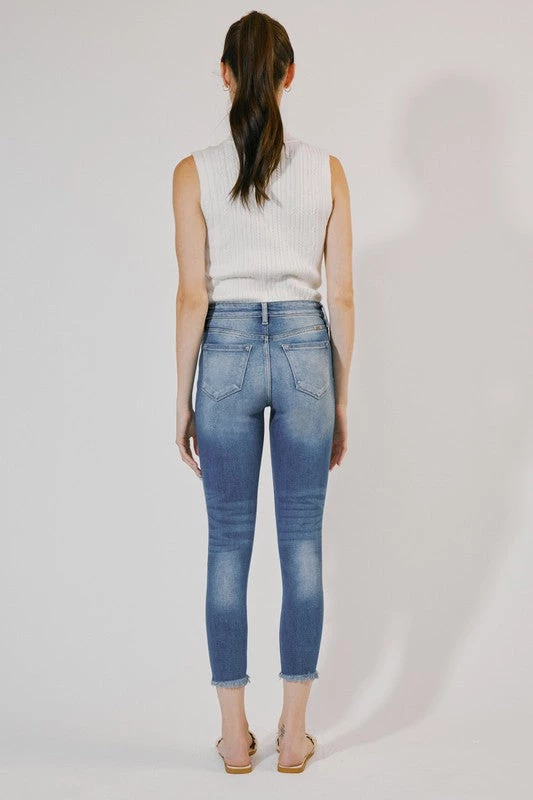 KANCAN High Rise Distressed Ankle Skinny Jeans New Arrivals 8 KANCAN High Rise Distressed Ankle Skinny Jeans New Arrivals