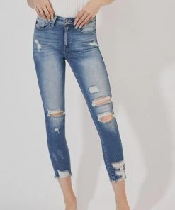 KANCAN High Rise Distressed Ankle Skinny Jeans New Arrivals 10 KANCAN High Rise Distressed Ankle Skinny Jeans New Arrivals