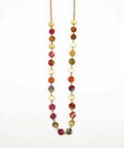 Anju Anju Artisan Jewelry Aasha Coin Bead Necklace