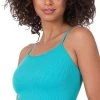 Zenana Kayla Cropped Cami In Ice Blue
