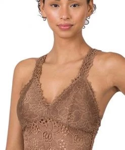 Zenana Bralettes Blakely Bralette In Mocha