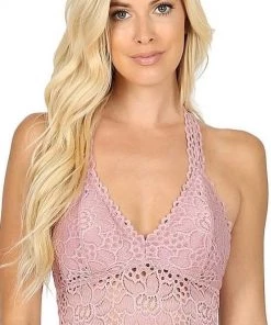 Zenana Blakely Bralette In Rose