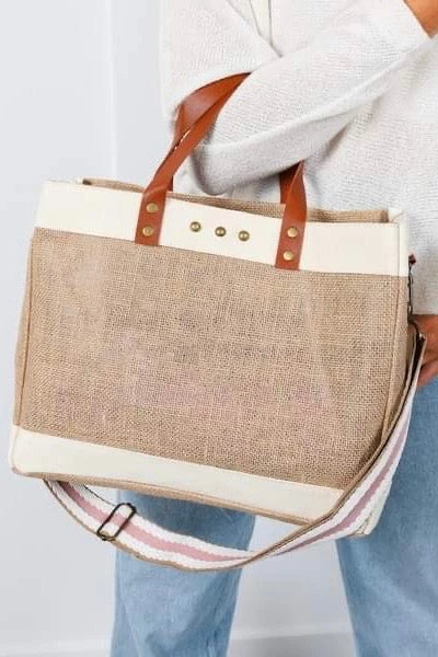 Pretty Simple The Gigi Jute Tote 3 Pretty Simple The Gigi Jute Tote