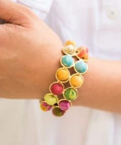 Anju Aasha Brass Frame Bracelet Anju Artisan Jewelry