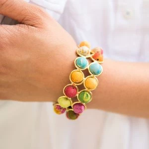 Anju Aasha Brass Frame Bracelet Anju Artisan Jewelry 3 Anju Aasha Brass Frame Bracelet Anju Artisan Jewelry