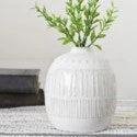 PD Home 5.71" White Boho Vase