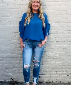 KANCAN High Rise Distressed Ankle Skinny Jeans New Arrivals