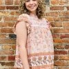 Shying Fashion The Savannah Swing Top In Peach Tops 1 Shying Fashion The Savannah Swing Top In Peach Tops