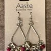 Anju Aasha Teardrop With Beads Anju Artisan Jewelry