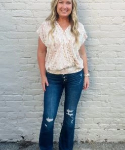 New Arrivals KANCAN Midrise Distressed Flare