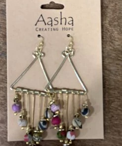 Anju Anju Artisan Jewelry Aasha Triangle Earring