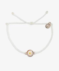 Pura Vida Meadow White And Rose Gold