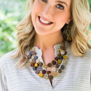 Anju Omala Autumn Circular Necklace 3 Anju Omala Autumn Circular Necklace