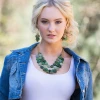 Anju Anju Artisan Jewelry Omala Verdant Circular Rows Necklace